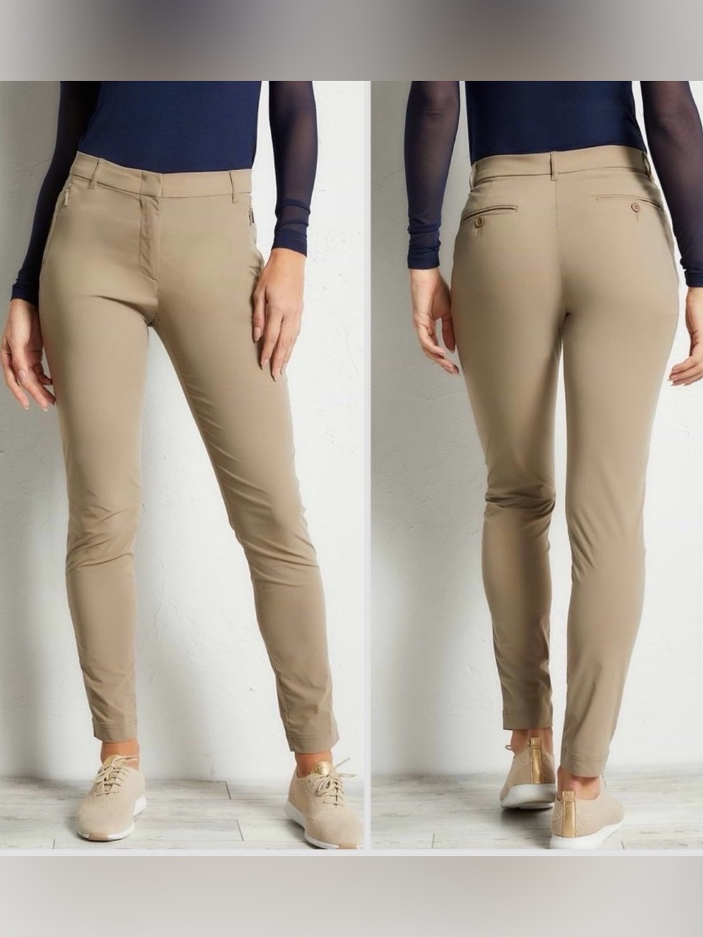 Anatomie Khaki Tan The Thea Curvy Pant Sz M